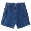 Obey Bigwig Baggy Denim Cargo Shorts - Stone Wash Indigo 1 Obey Bigwig Baggy Denim Cargo Shorts - Stone Wash Indigo -DADDIES Skate Gear 193259974144 1