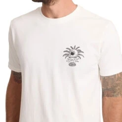 Roark Moto T-Shirt - Off White -DADDIES Skate Gear 193313275910 5