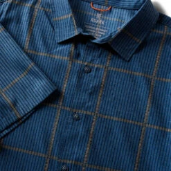 Roark Bless Up Shirt - Navy Plaid -DADDIES Skate Gear 193313279673 5