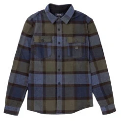 Roark Nordsman Long Sleeve Shirt - Navy Plaid 11 Roark Nordsman Long Sleeve Shirt - Navy Plaid -DADDIES Skate Gear 193313280624 5