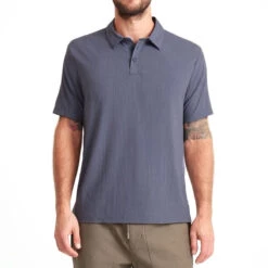 Roark Bless Up Polo Shirt - Slate