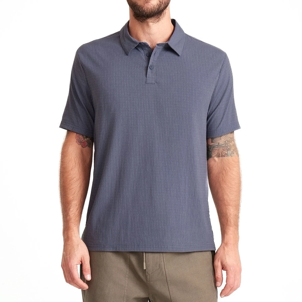 Roark Bless Up Polo Shirt - Slate 3 Roark Bless Up Polo Shirt - Slate
