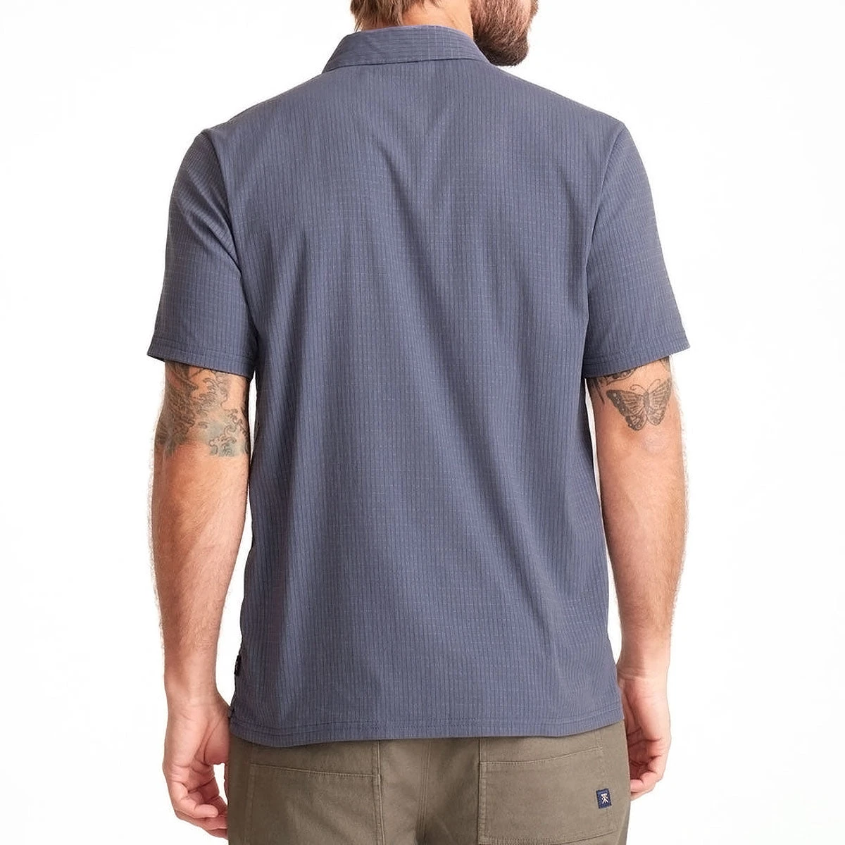 Roark Bless Up Polo Shirt - Slate 4 Roark Bless Up Polo Shirt - Slate - Image 2