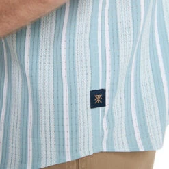 Roark Bless Up Shirt - Stripe Dusty Blue -DADDIES Skate Gear 193313285278 4