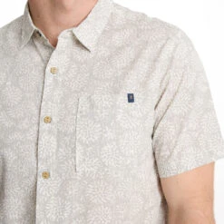 Roark Journey Woven Shirt - Ghost Grey -DADDIES Skate Gear 193313285438 3