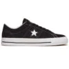 Converse One Star Pro Ox Shoes - Black/Black/White -DADDIES Skate Gear 194433084529 1