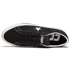Converse One Star Pro Ox Shoes - Black/Black/White -DADDIES Skate Gear 194433084529 3