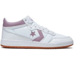 Converse Fastbreak Pro Mid Shoes - White/Orchid Dust/White