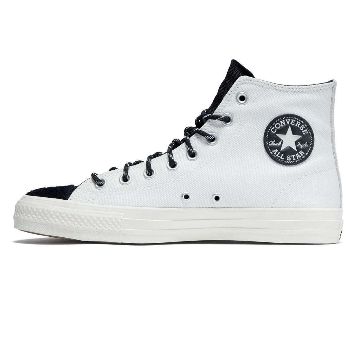 Converse Chuck Taylor All Star Pro Hi Shoes - Egret/Black/Egret 4 Converse Chuck Taylor All Star Pro Hi Shoes - Egret/Black/Egret - Image 2