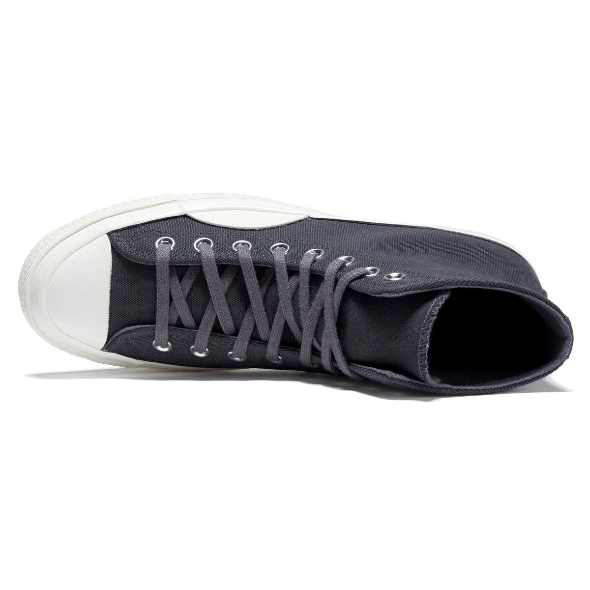 Converse Chuck 70 Hi Textured Shoes - Plum Cove/Black/Egret 4 Converse Chuck 70 Hi Textured Shoes - Plum Cove/Black/Egret - Image 2