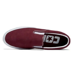 Converse One Star CC Slip Pro Shoes - Deep Bordeaux/White/White -DADDIES Skate Gear 194435498782 3