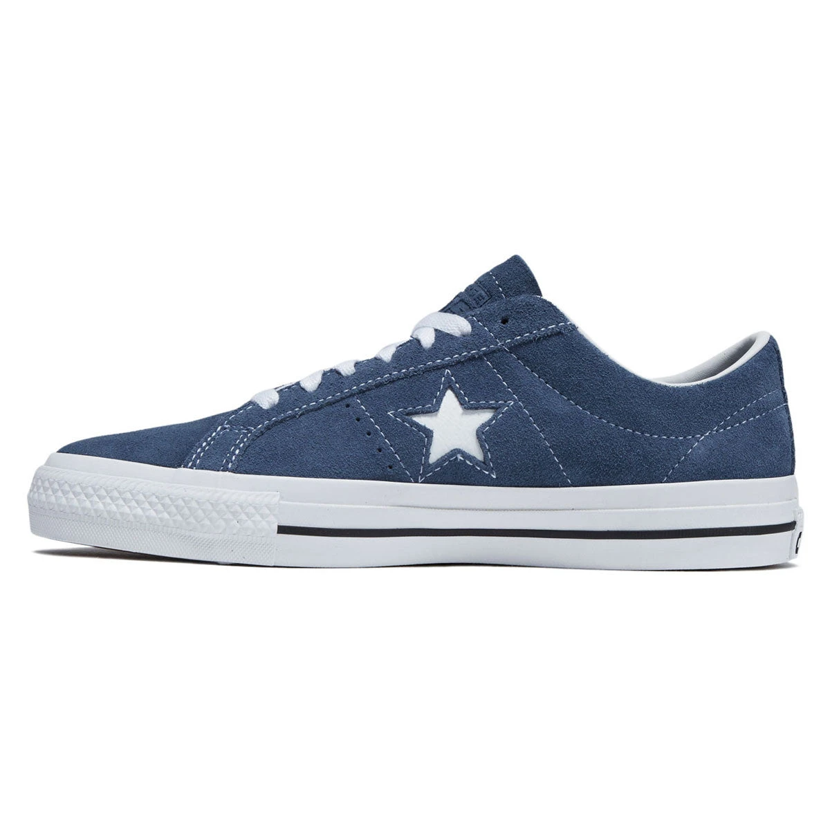 Converse One Star Pro Ox Shoes - Slacker Blue/Black/White 4 Converse One Star Pro Ox Shoes - Slacker Blue/Black/White - Image 2