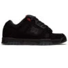 DC Stag Shoes - Black/Grey/Red