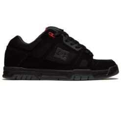 DC Stag Shoes - Black/Grey/Red