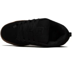 DC Court Graffik Shoes - Black/Gum -DADDIES Skate Gear 194466103891 3