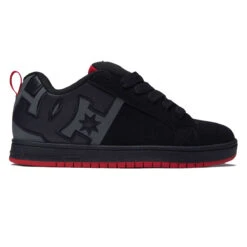 DC Court Graffik SQ Shoes - Black/Grey/Red