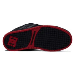 DC Court Graffik SQ Shoes - Black/Grey/Red -DADDIES Skate Gear 194466148946 4