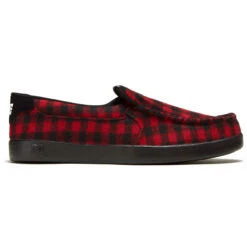 DC Villain 2 Shoes - Black/Red Plaid