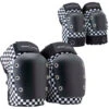 Pro-Tec Street Knee/Elbow Open Back Set Of Pads - Checker -DADDIES Skate Gear 194521044589 1