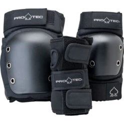Pro-Tec J.r 3 Pack Open Back Pads - Black