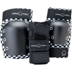 Pro-Tec J.r 3 Pack Open Back Pads - Checker