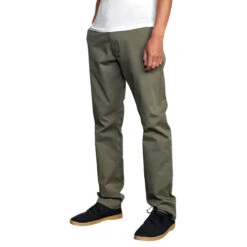RVCA The Weekend Stretch Pants - Olive 2025 8 RVCA The Weekend Stretch Pants - Olive 2025 -DADDIES Skate Gear 194687767155 4