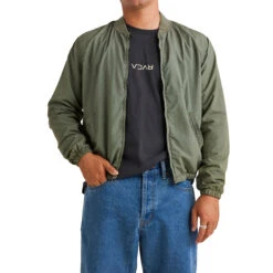 RVCA Vacancy Bomber Jacket - Sage Leaf