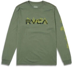 RVCA Desertscape Long Sleeve T-Shirt - Jade