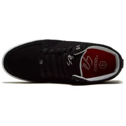 ES Accel Slim Mid Shoes - Black/White/Silver -DADDIES Skate Gear 194691418869 3