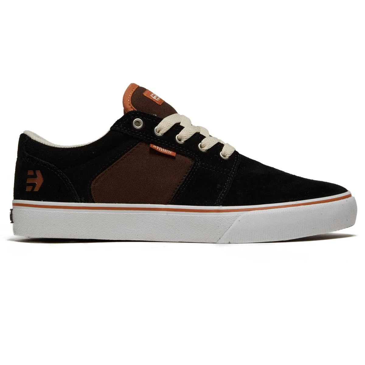 Etnies Barge Ls Shoes - Black/Brown 3 Etnies Barge Ls Shoes - Black/Brown