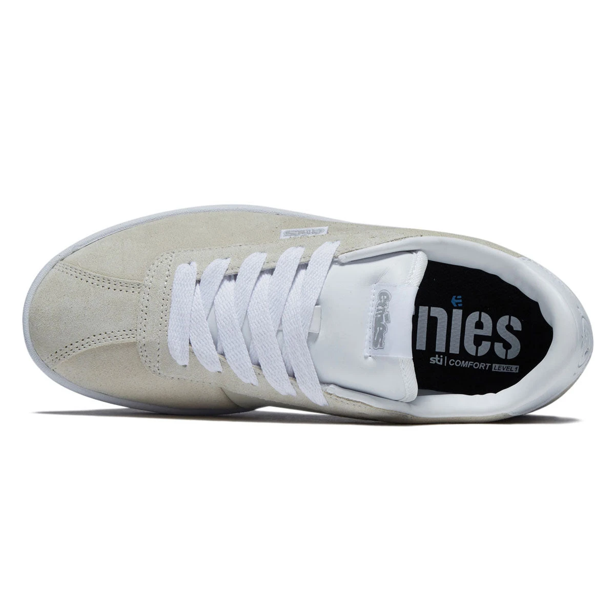 Etnies Scam Shoes - White/White 5 Etnies Scam Shoes - White/White - Image 3