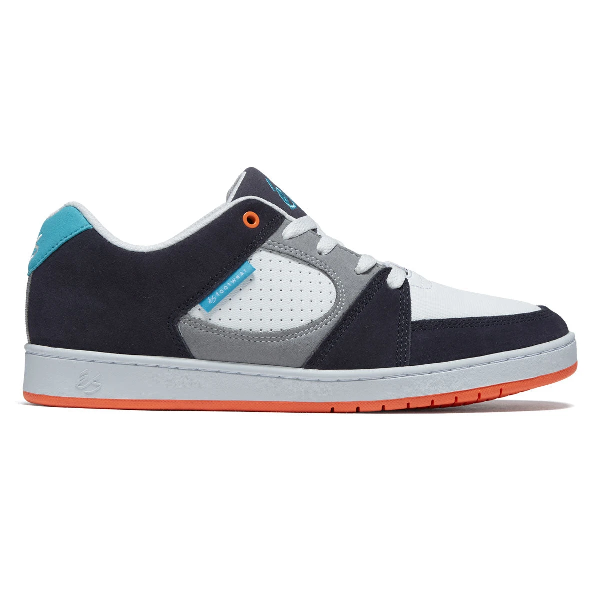 ES Accel Slim Shoes - Navy/Grey/Orange 3 ES Accel Slim Shoes - Navy/Grey/Orange