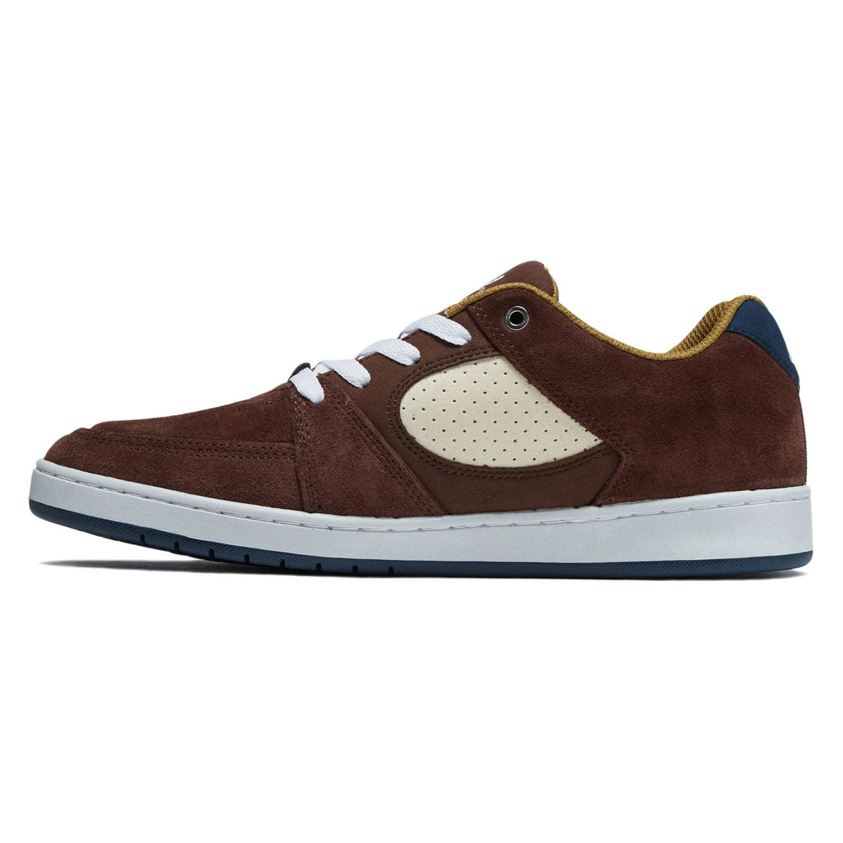ES Accel Slim Shoes - Brown/Tan/Blue 4 ES Accel Slim Shoes - Brown/Tan/Blue - Image 2