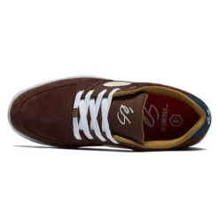 ES Accel Slim Shoes - Brown/Tan/Blue 8 ES Accel Slim Shoes - Brown/Tan/Blue -DADDIES Skate Gear 194691651556 3