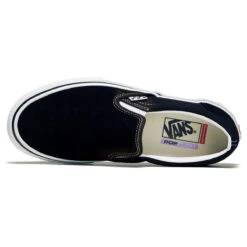 Vans Skate Slip-on Shoes - Black/White -DADDIES Skate Gear 194905581457 3