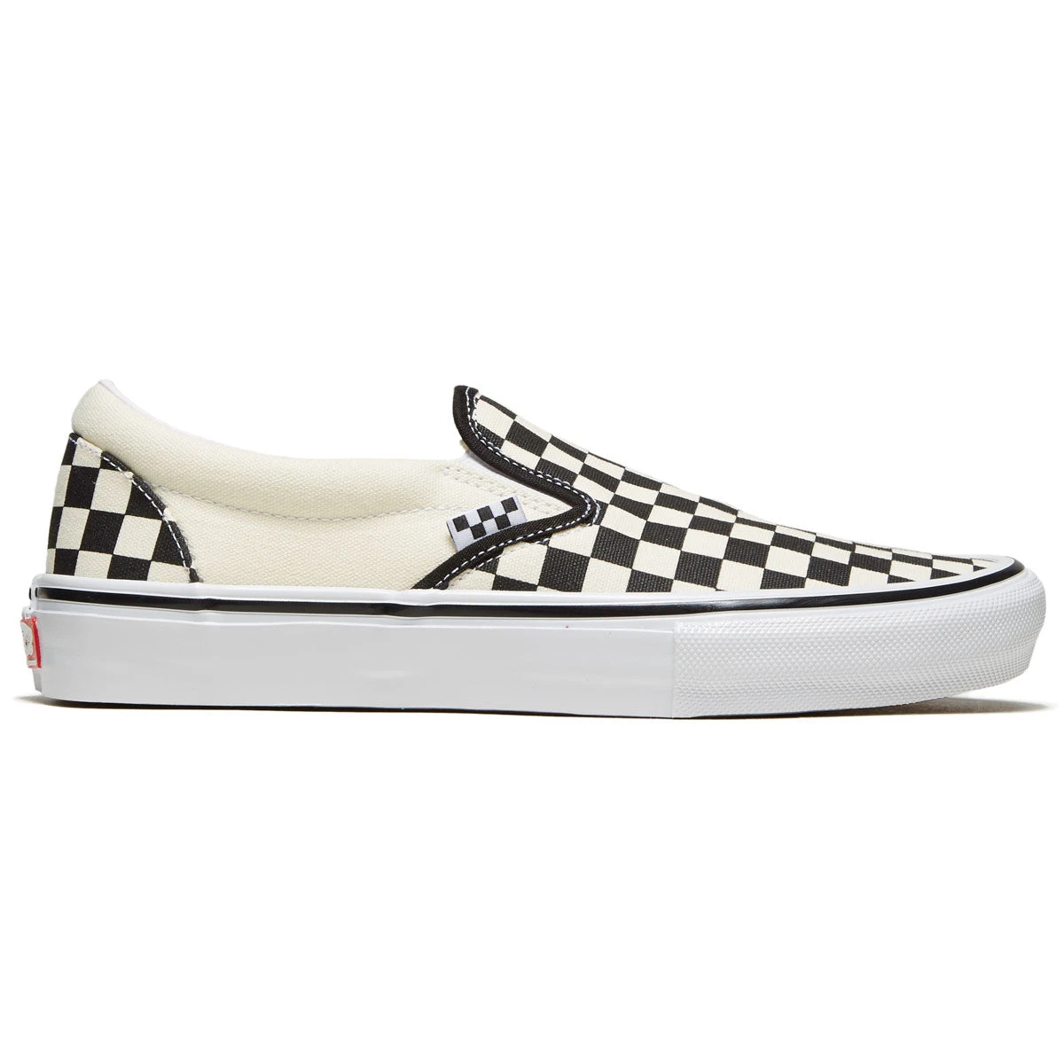 Vans Skate Slip-on Shoes - Checkerboard Black/Off White 3 Vans Skate Slip-on Shoes - Checkerboard Black/Off White