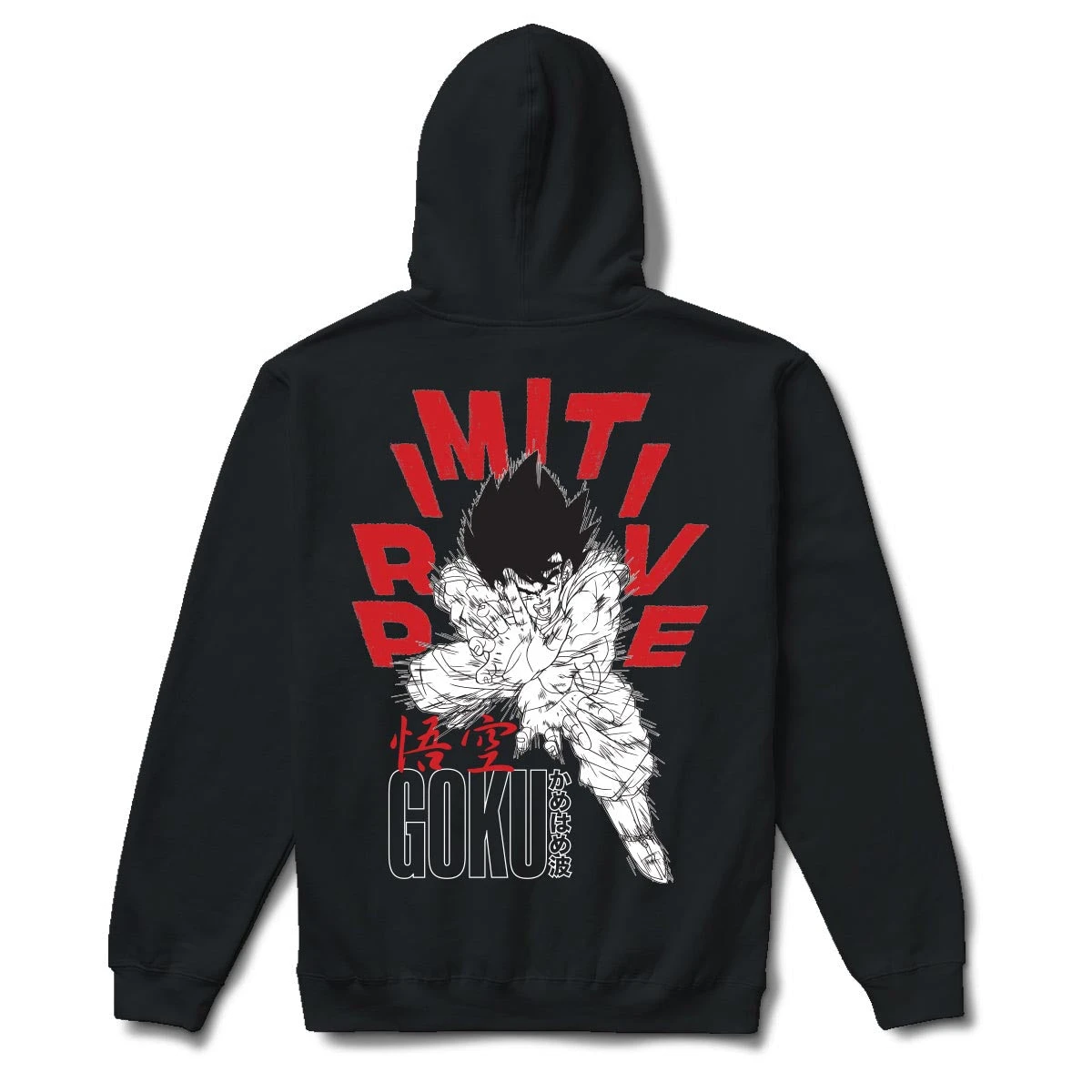 Primitive X Dragon Ball Z Goku Energy Zip Hoodie - Black 3 Primitive X Dragon Ball Z Goku Energy Zip Hoodie - Black