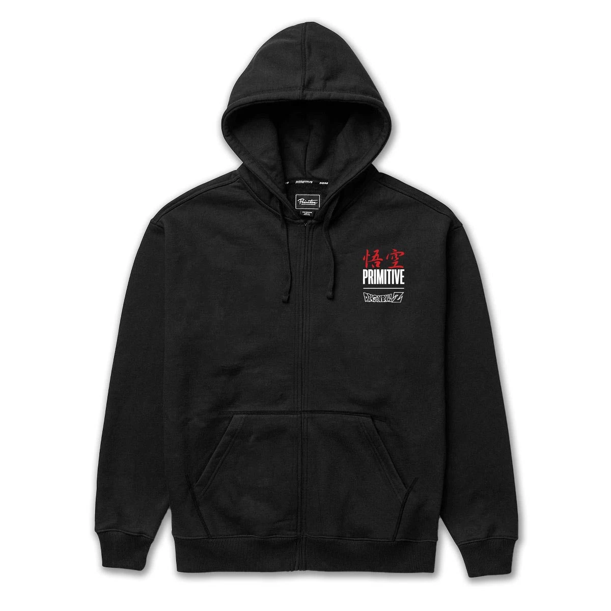 Primitive X Dragon Ball Z Goku Energy Zip Hoodie - Black 4 Primitive X Dragon Ball Z Goku Energy Zip Hoodie - Black - Image 2