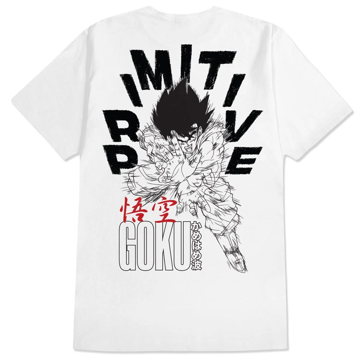 Primitive X Dragon Ball Z Goku Energy T-Shirt - White 3 Primitive X Dragon Ball Z Goku Energy T-Shirt - White