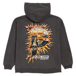 Primitive X Sublime Dirty P Sun Hoodie - Black
