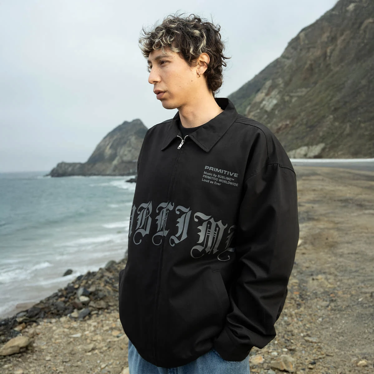 Primitive X Sublime Memory Zip Up Jacket - Black 5 Primitive X Sublime Memory Zip Up Jacket - Black - Image 3