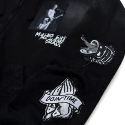 Primitive X Sublime Hello Zip Up Hoodie - Black -DADDIES Skate Gear 194942362699 4