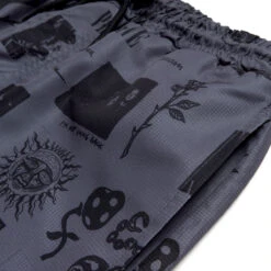 Primitive X Sublime Boardwalk Shorts - Charcoal -DADDIES Skate Gear 194942362910 3