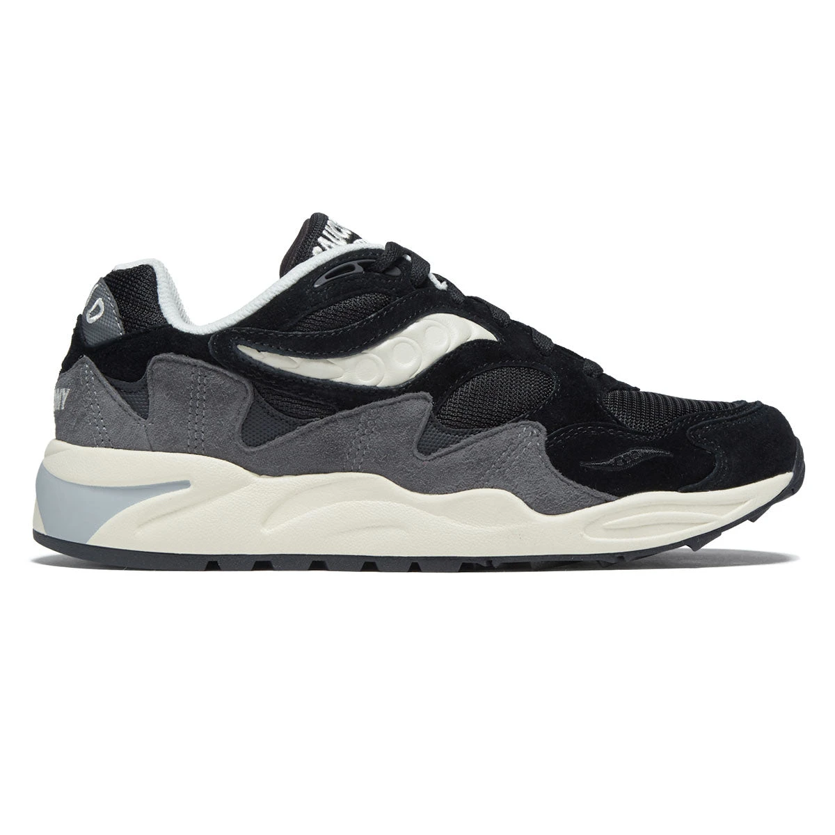 Saucony Grid Shadow 2 Shoes - Black/Cream 3 Saucony Grid Shadow 2 Shoes - Black/Cream