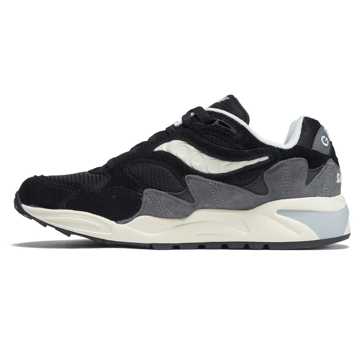 Saucony Grid Shadow 2 Shoes - Black/Cream 4 Saucony Grid Shadow 2 Shoes - Black/Cream - Image 2