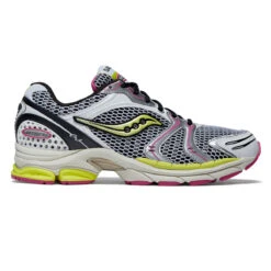 Saucony Progrid Triumph 4 Shoes - White/Fluo