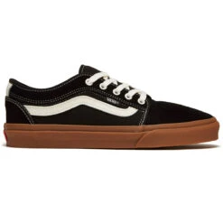 Vans Chukka Low Sidestripe Shoes - Black/Gum