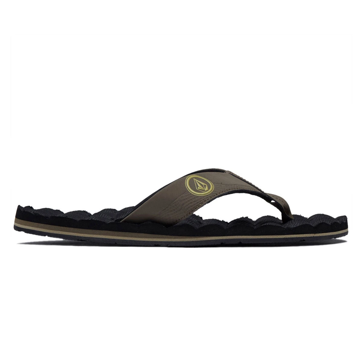 Volcom Recliner Sandals - Khaki 3 Volcom Recliner Sandals - Khaki