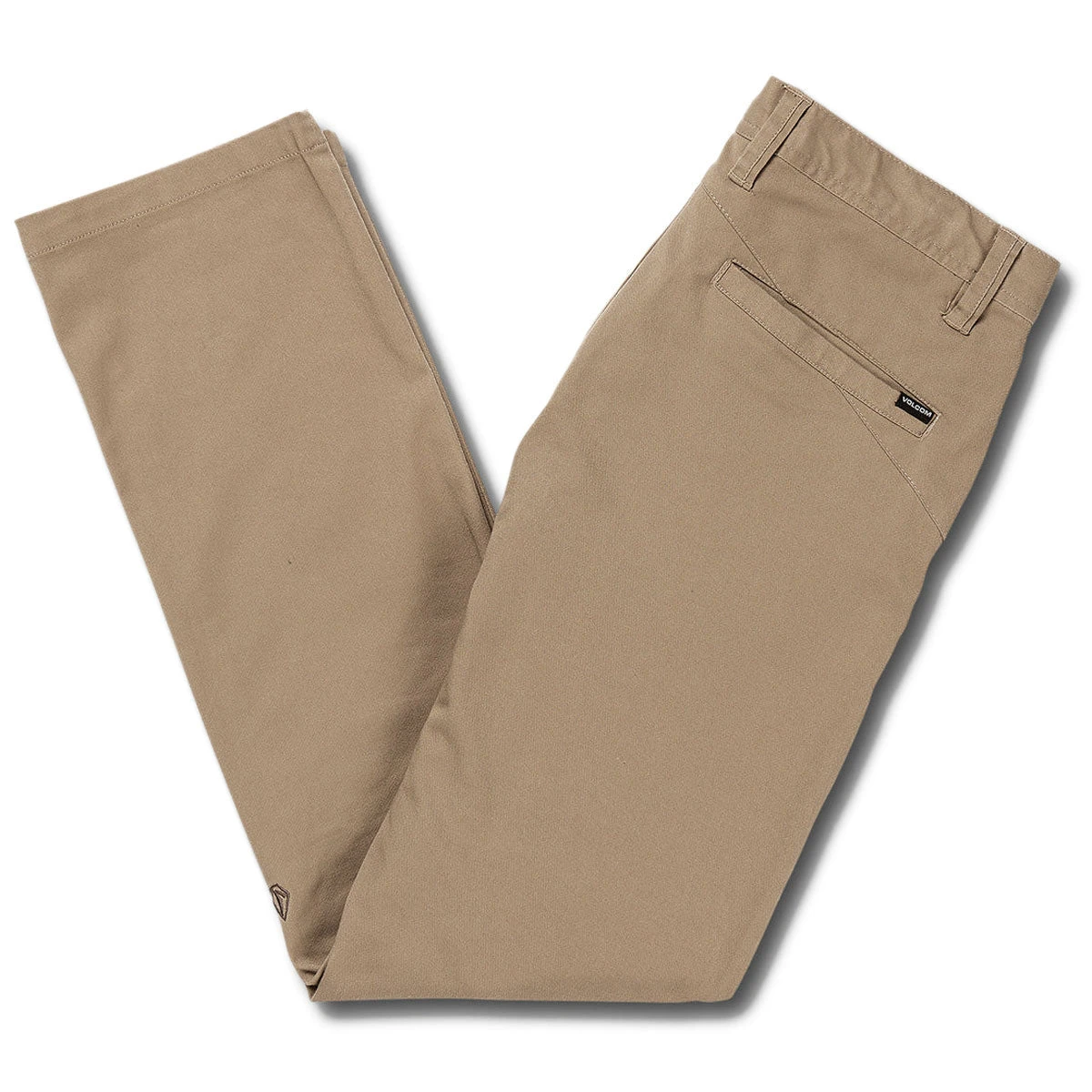 Volcom Frickn Modern Stretch Pants - Khaki 4 Volcom Frickn Modern Stretch Pants - Khaki - Image 2