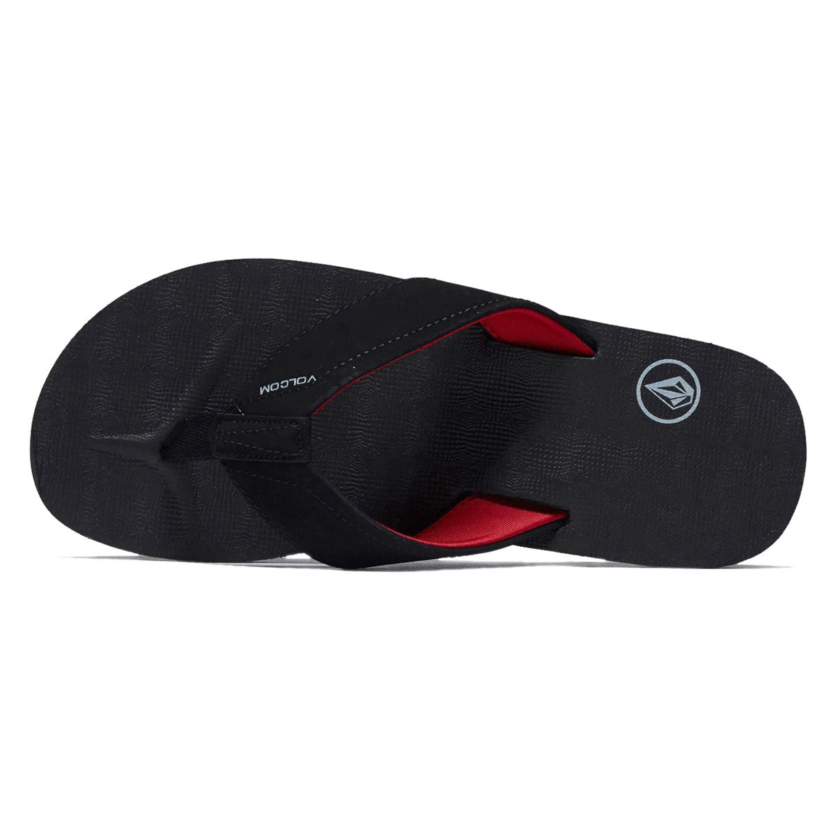 Volcom Victor Sandals - Black Red 5 Volcom Victor Sandals - Black Red - Image 3